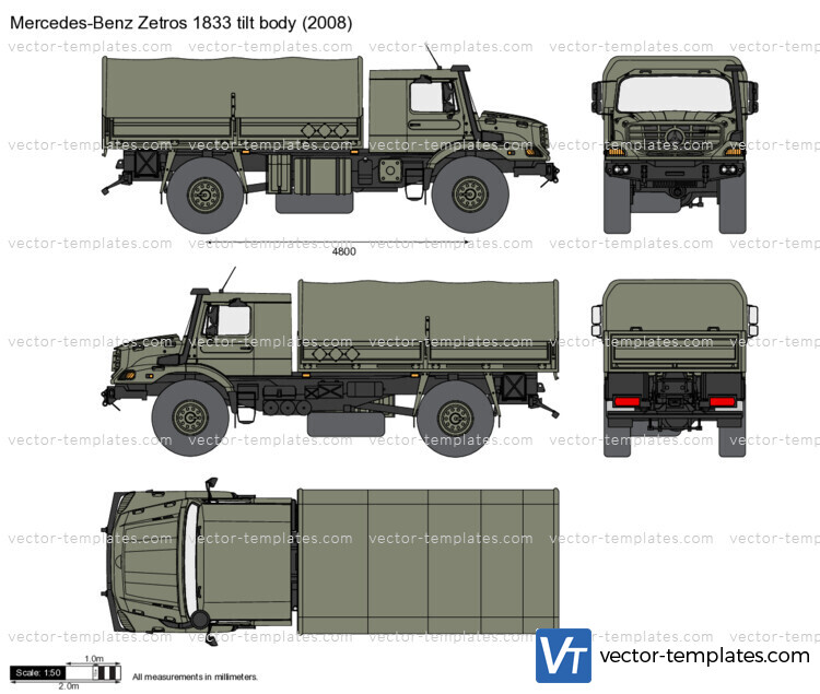 Mercedes-Benz Zetros 1833 tilt body