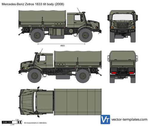 Mercedes-Benz Zetros 1833 tilt body
