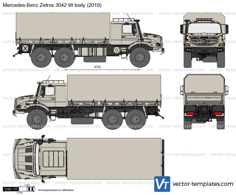 Mercedes-Benz Zetros 3042 tilt body