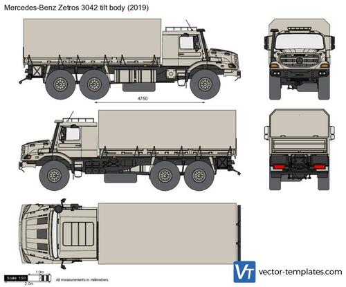 Mercedes-Benz Zetros 3042 tilt body