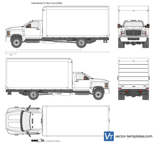 International CV Box Truck