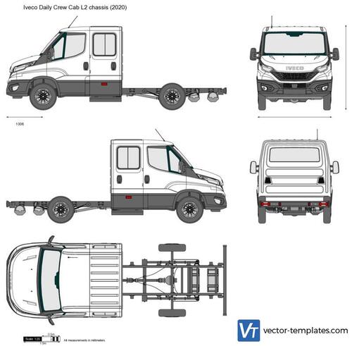 Iveco Daily Crew Cab L2 chassis