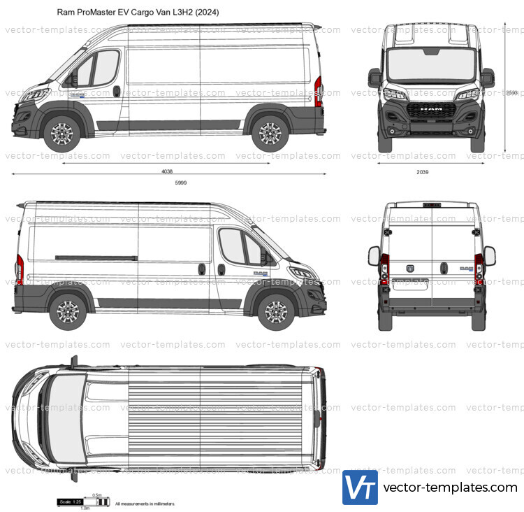 Ram ProMaster EV Cargo Van L3H2