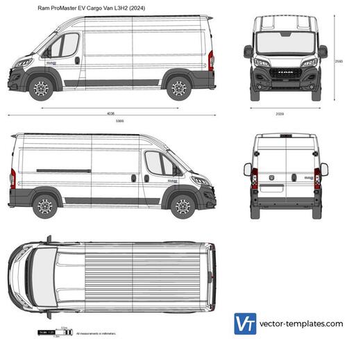 Ram ProMaster EV Cargo Van L3H2
