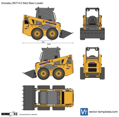 Komatsu SK714-5 Skid Steer Loader