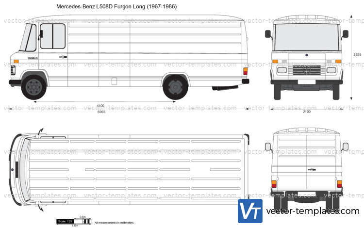 Mercedes-Benz L508D Furgon Long