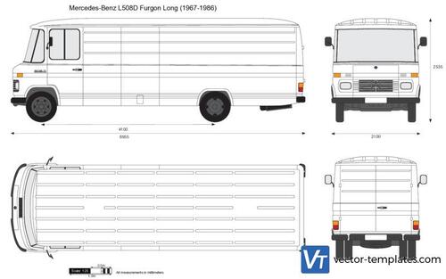 Mercedes-Benz L508D Furgon Long
