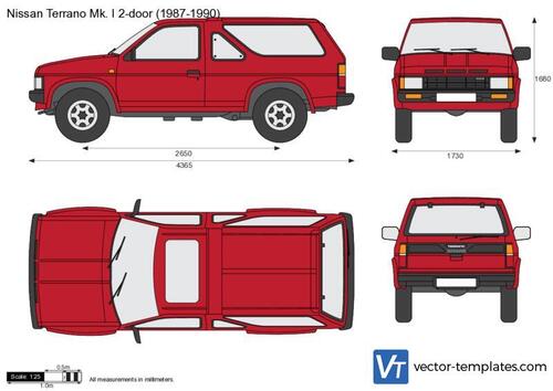 Nissan Terrano Mk. I 2-door