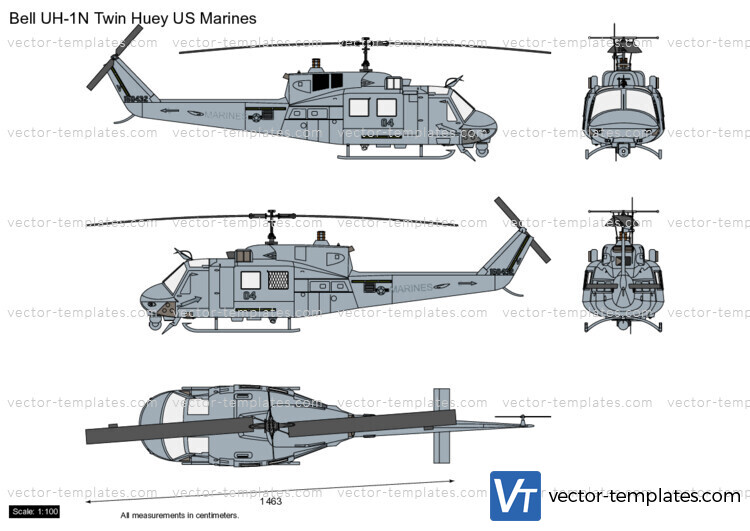 Bell UH-1N Twin Huey US Marines