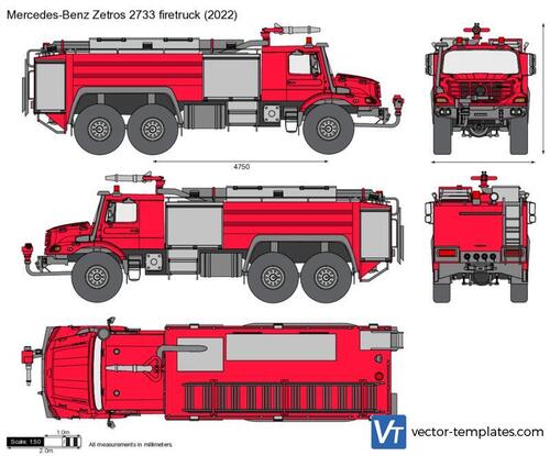 Mercedes-Benz Zetros 2733 firetruck