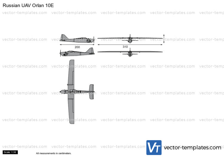 Russian UAV Orlan 10E