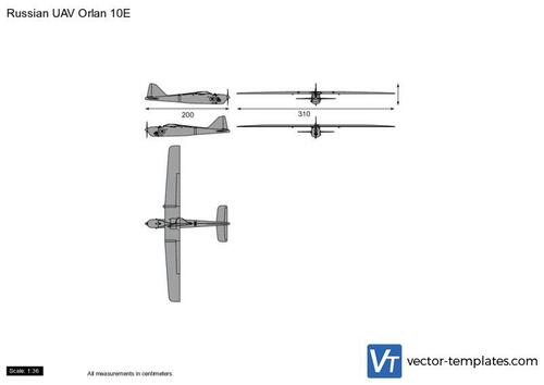 Russian UAV Orlan 10E