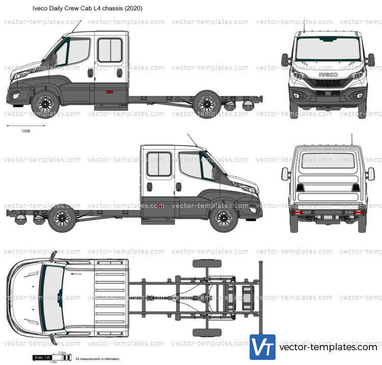 Iveco Daily Crew Cab L4 chassis