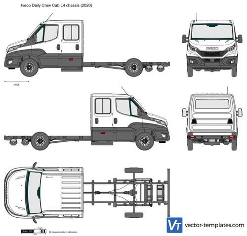 Iveco Daily Crew Cab L4 chassis