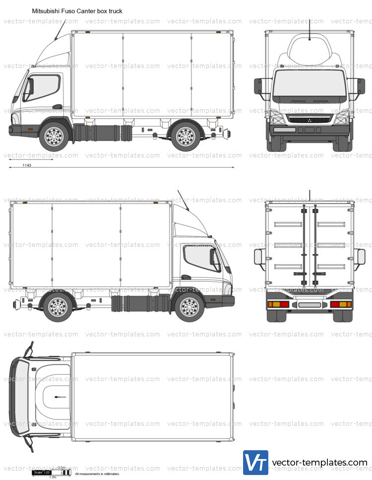 Mitsubishi Fuso Canter box truck