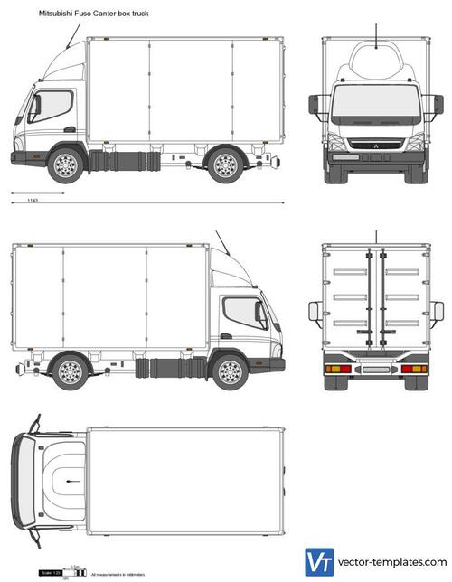 Mitsubishi Fuso Canter box truck