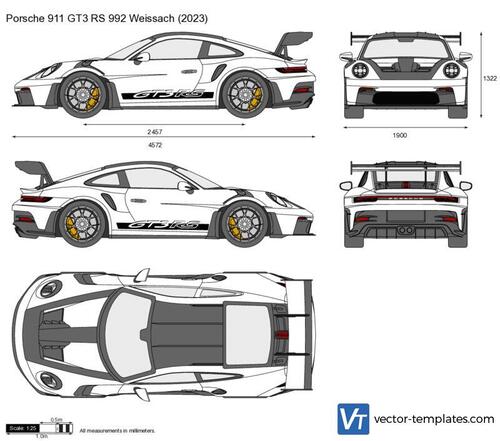 Porsche 911 GT3 RS 992 Weissach