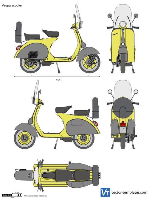 Vespa scooter