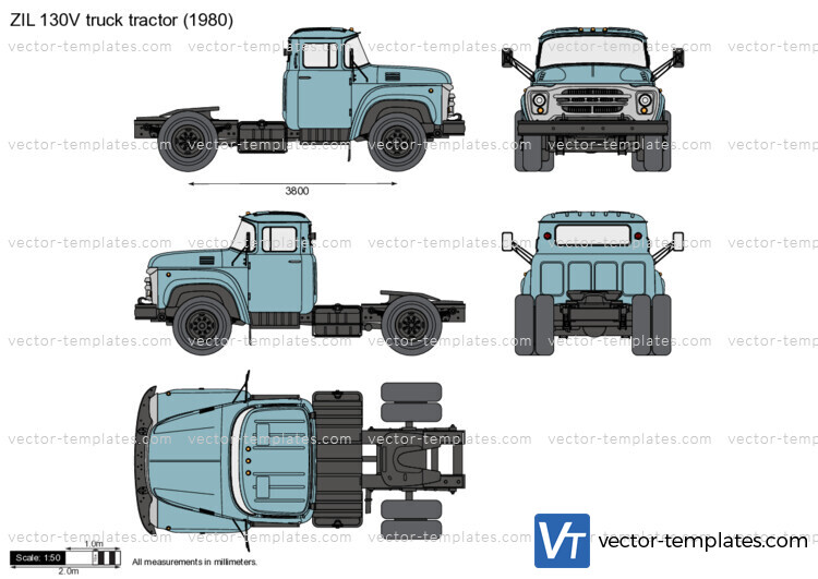 ZIL 130V truck tractor