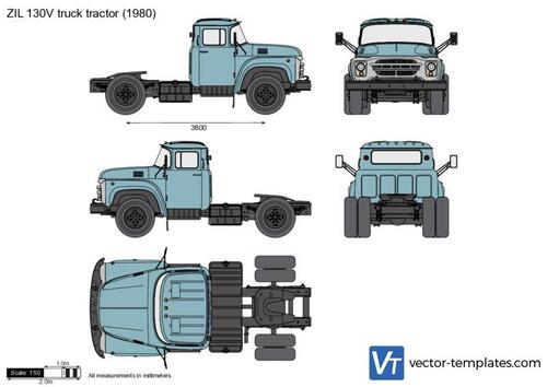ZIL 130V truck tractor