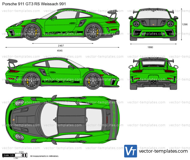 Porsche 911 GT3 RS Weissach 991