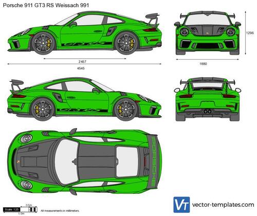 Porsche 911 GT3 RS Weissach 991