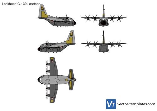 Lockheed C-130J cartoon