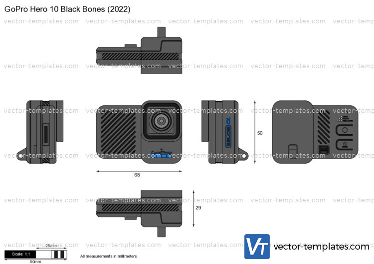 GoPro Hero 10 Black Bones