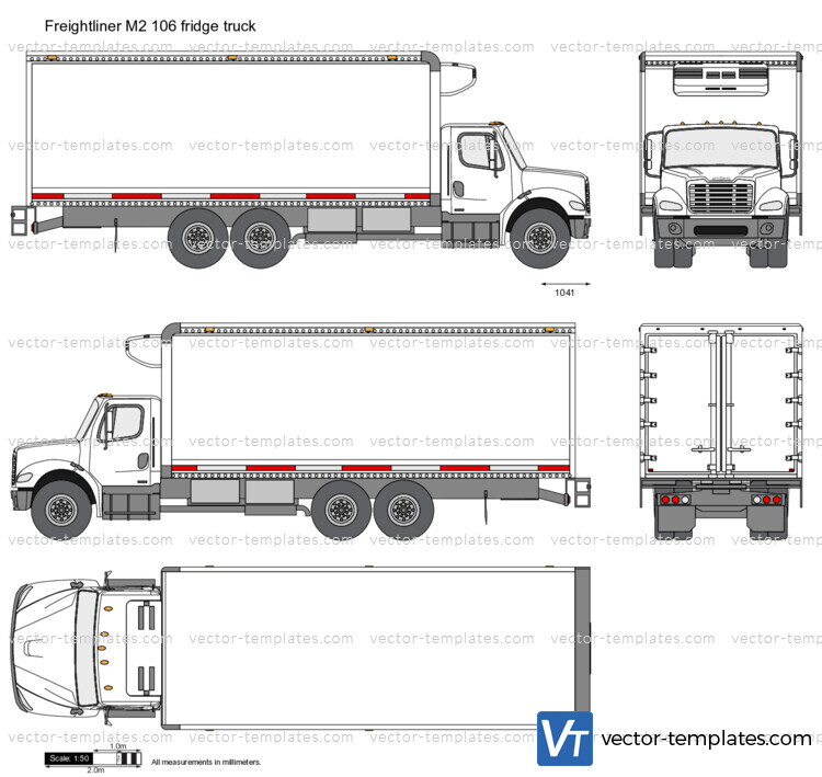 Freightliner M2 106 fridge truck