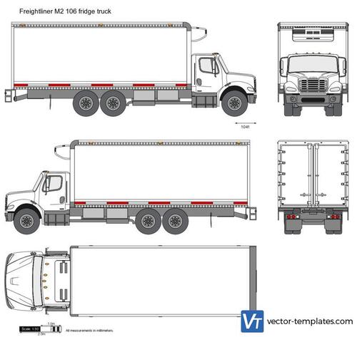 Freightliner M2 106 fridge truck