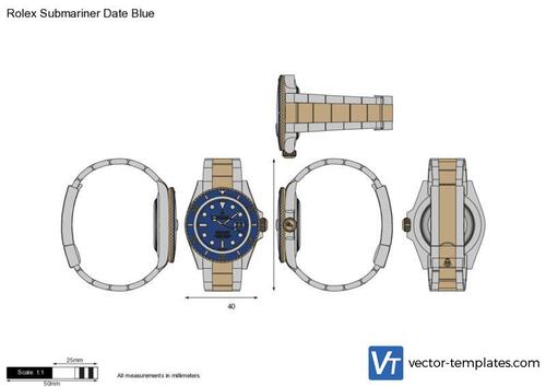 Rolex Submariner Date Blue