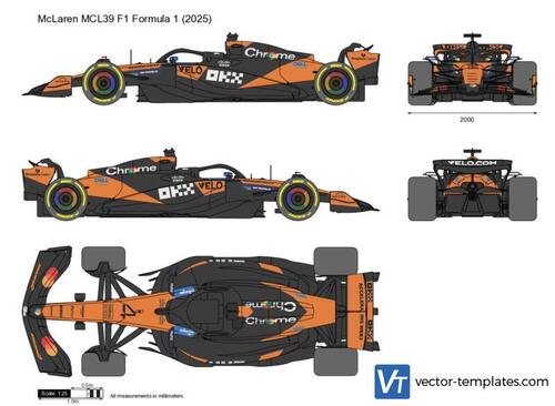 McLaren MCL39 F1 Formula 1