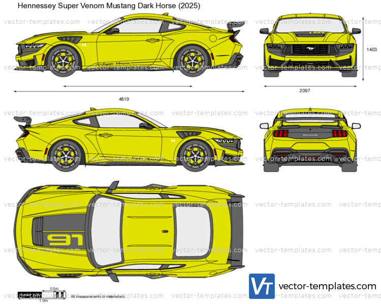 Hennessey Super Venom Mustang Dark Horse