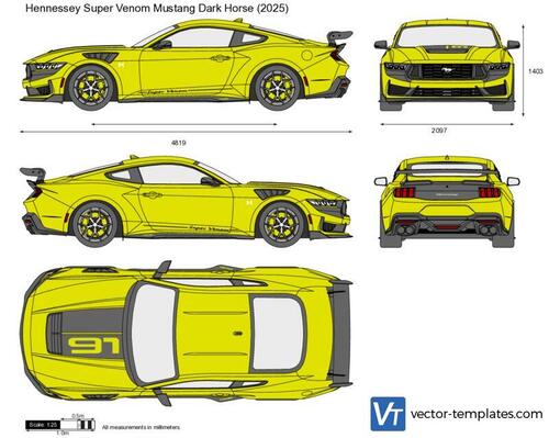 Hennessey Super Venom Mustang Dark Horse