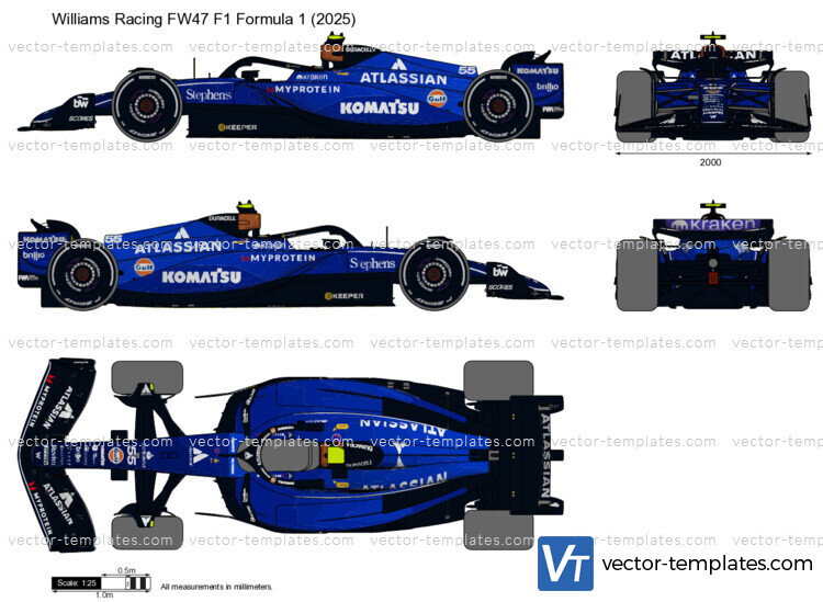 Williams Racing FW47 F1 Formula 1
