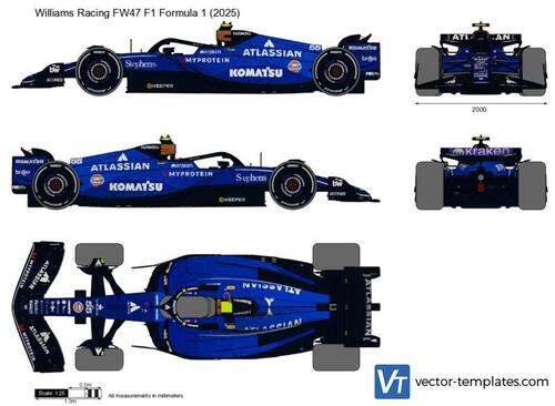 Williams Racing FW47 F1 Formula 1